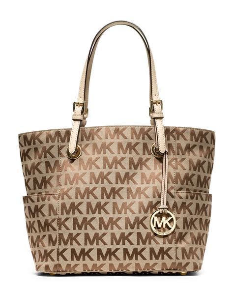 do all michael kors bags have a logo lining|Michael Kors logo tote.